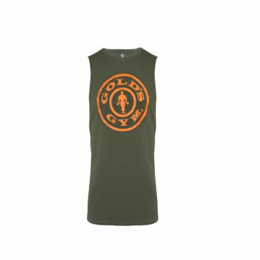 Imagine produs Maiou Gold s Gym Drop Armhole Vest Tank - Kaki