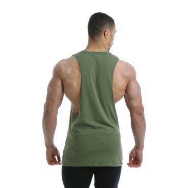 Imagine produs Maiou Gold s Gym Drop Armhole Vest Tank - Kaki