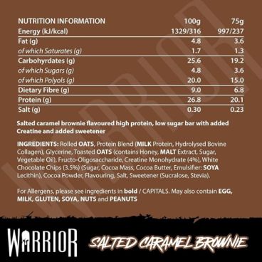 Imagine produs Warrior Creatine Bar 75 g