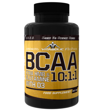 Imagine produs BCAA 10:1:1 xtra HMB and Glutamine with D3 200tabs